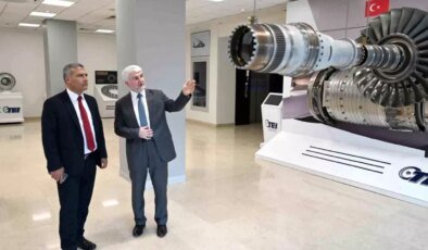 Anadolu Üniversitesi Rektörü TUSAŞ Motor Sanayii’ni Ziyaret Etti
