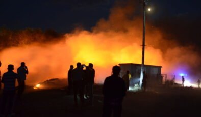 Ankara’da eski çöp dökme sahasında yangın çıktı