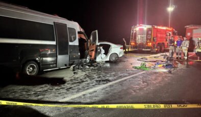 Ankara’da trafik kazası: 1 ölü, 1 yaralı
