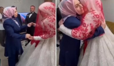 Annenin gelinlikle evden çıkan kızına söylediği sözler tartışma yarattı