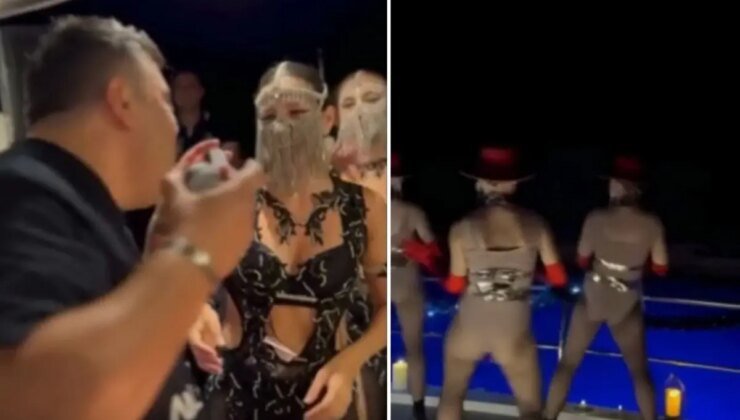 Aras Kargo’nun sahibi, mahkeme kararını dansöz oynatarak kutladı