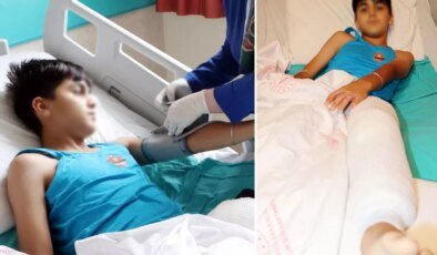 Arkadaşının yaptığı "şaka" Emir’i hastanelik etti