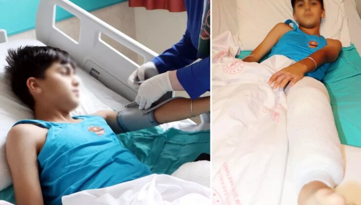 Arkadaşının yaptığı "şaka" Emir’i hastanelik etti