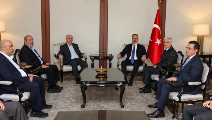 Bakan Fidan Hamas heyetiyle Ankara’da görüştü