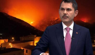 Bakan Murat Kurum: Orman yangınlarında toplam 104 yapının ağır hasarlı ya da yıkık