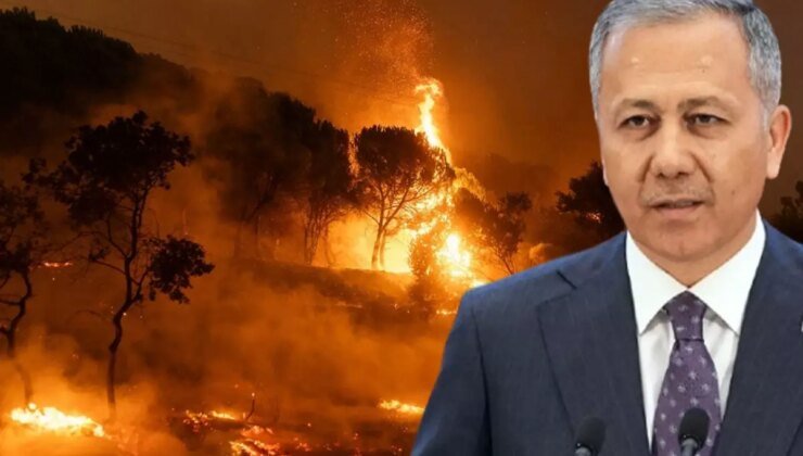 Bakan Yerlikaya orman yangınlarının çıkış nedenlerini açıkladı: Eskimiş yatağını yakmaya çalışmış