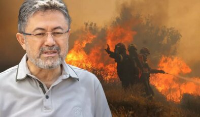 Bakan Yumaklı: Çeşme’deki yangın kontrol altına alındı