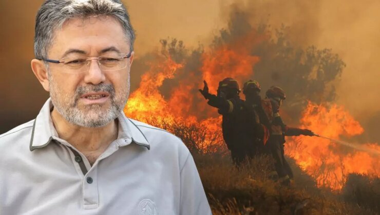 Bakan Yumaklı: Çeşme’deki yangın kontrol altına alındı