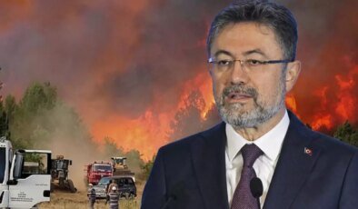 Bakan Yumaklı: Şehitler verdiğimiz Eskişehir yangınını an itibari ile kontrol altına aldık