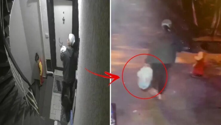 Bebeğini poşetle çöpe atıp ölüme terk etti