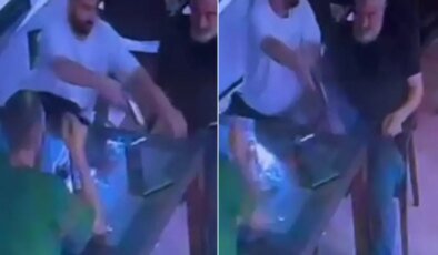 Beraber oturduğu polisi vurdu, hiçbir şey olmamış gibi içeceğini içti