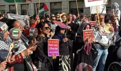 Berlin’de Gazze için gösteri: Refah Sınır Kapısı’nı açın