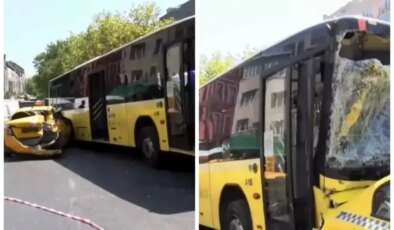 Beyoğlu’nda 9 aracın karıştığı zincirleme kaza! Yaralılar var