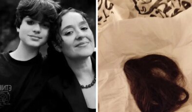 Bıçaklı saldırıda hayatını kaybeden Ahmet Minguzzi’nin annesi oğlunun saçlarını paylaştı