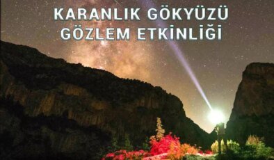 Bilecik’te Karanlık Gökyüzü Gözlem Etkinliği Düzenlenecek