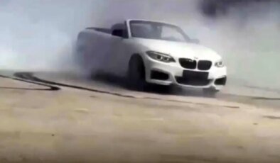 Burdur’da Drift Yapan Sürücüye Cezai İşlem