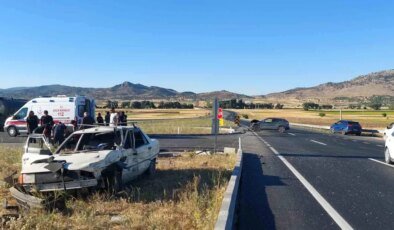 Burdur’da Trafik Kazası: 2 Yaralı