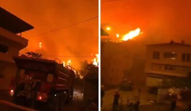 Bursa alevlere teslim! Gelen görüntüler çok vahim