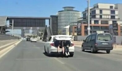 Bursa’da Tehlikeli Bagaj Yolculuğu