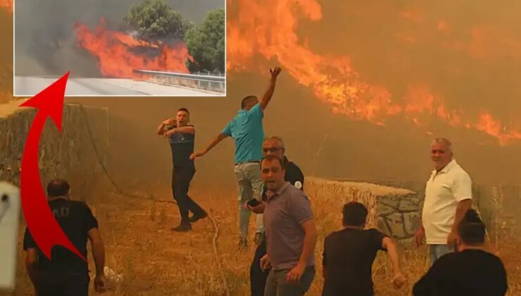 Çeşme ve Ödemiş’teki yangınlar büyüdü! Otoyol çevresi alev alev, can kaybı var