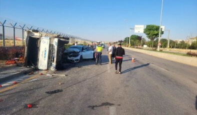 Çubuk’ta Otomobil ve Kamyonet Çarpıştı: 2 Yaralı