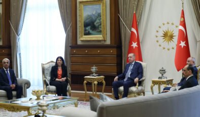 Cumhurbaşkanı Erdoğan, DEM Parti heyetini kabul etti