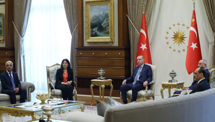 Cumhurbaşkanı Erdoğan, DEM Parti heyetini kabul etti
