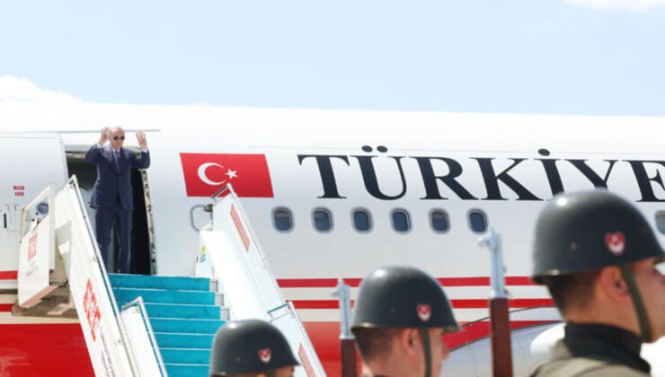 Cumhurbaşkanı Erdoğan, KKTC’ye gitti