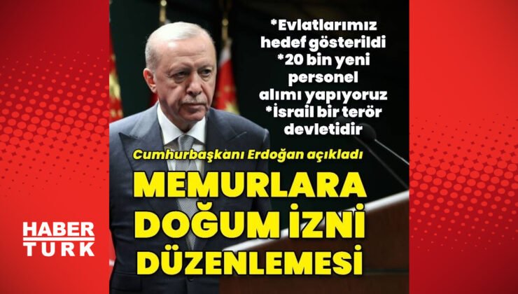 Cumhurbaşkanı Recep Tayyip Erdoğan’dan açıklamalar