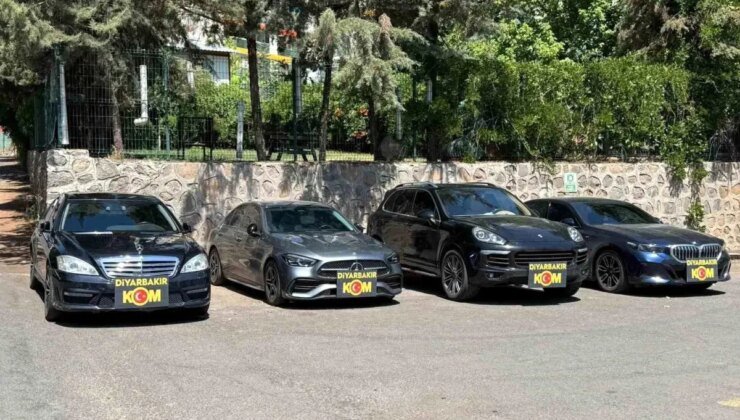 Diyarbakır’da Kaçakçılıkla Mücadele Operasyonu: 10 Lüks Araç Ele Geçirildi