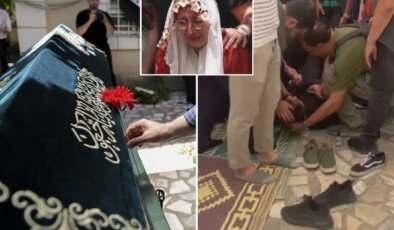 Düşen uçakta hayatını kaybeden pilot son yolculuğuna uğurlandı, oğlu fenalaştı