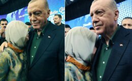 Emine Erdoğan eşinin omzunda gözyaşlarına boğuldu