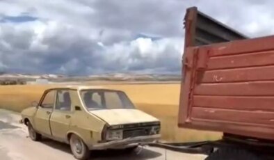 Eskişehir’de Plakasız Otomobil Trafigi Tehlikeye Soktu