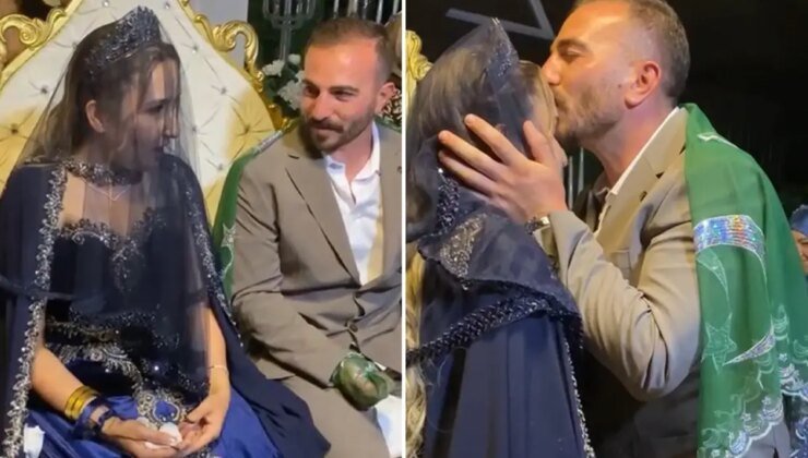 Evlendikten 1 hafta sonra yangında şehit olan Tolunay Kocaman’ın kına gecesi görüntüleri