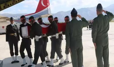 Hakkari’de şehitlerimiz için ikinci tören: 6 kahraman memleketlerine uğurlandı