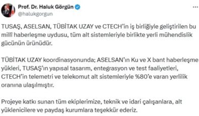 Haluk Görgün, Türksat 6A Projesini Tanıttı