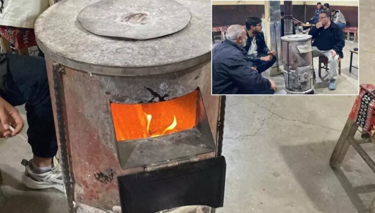 İlçeye kış geri geldi! Temmuz ayında soba yakıyorlar