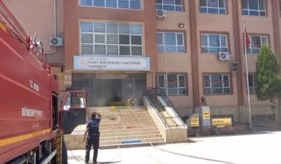İncirliova’da İlkokulda Yangın Panic Yarattı