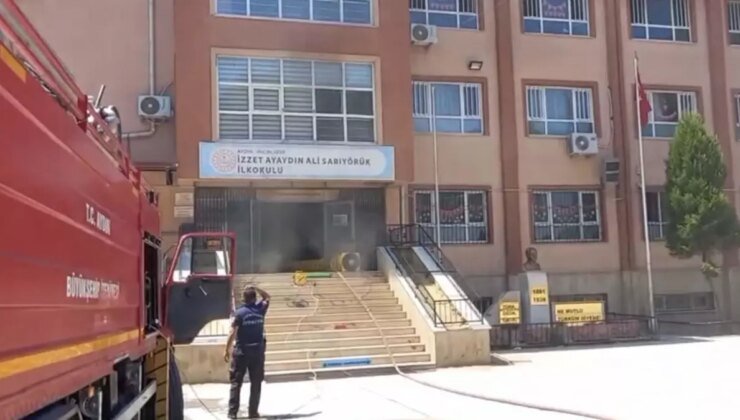 İncirliova’da İlkokulda Yangın Panic Yarattı