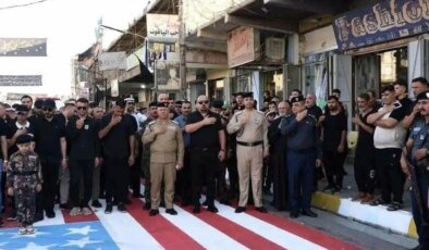 Irak’ta ABD bayrağı üzerinden geçen subaylara disiplin cezası