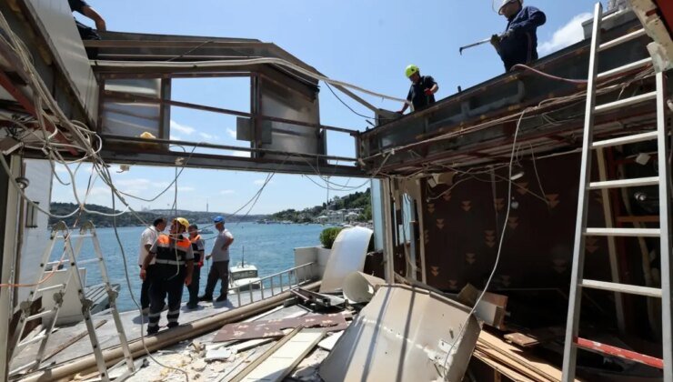 İstanbul Boğazı’ndaki kaçak yapılar yıkılmaya başlandı