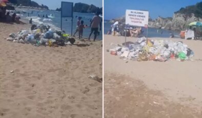 İstanbul’un meşhur plajı çöplerden geçilmiyor