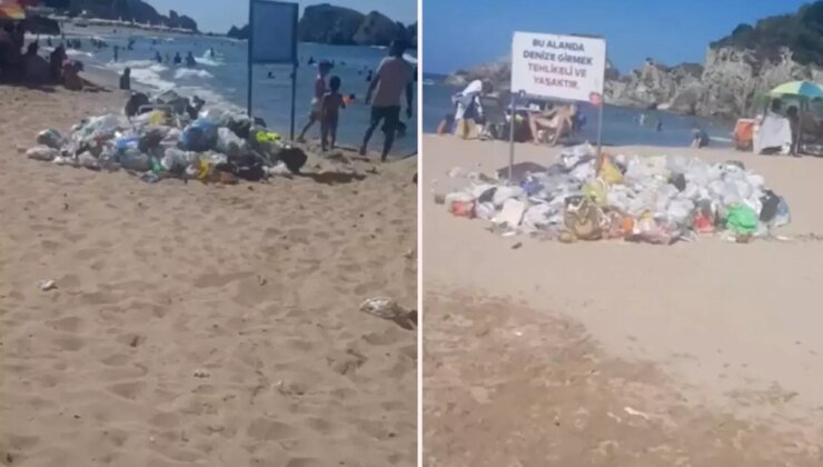 İstanbul’un meşhur plajı çöplerden geçilmiyor