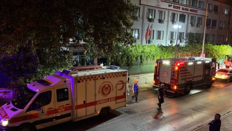 İzmir’de özel bakım merkezinde yangın: 12 kişi dumandan etkilendi