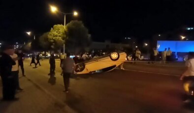 Kahramanmaraş’ta Otomobil Takla Attı, Sürücü Ağır Yaralı
