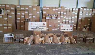 Kayseri’de Kaçak Tütün Operasyonu: 161 Kilo Tütün ve 3 Milyon Makaron Ele Geçirildi
