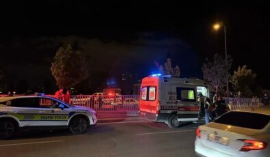 Kayseri’de Otomobil Kanala Düştü, Sürücü Yaralandı