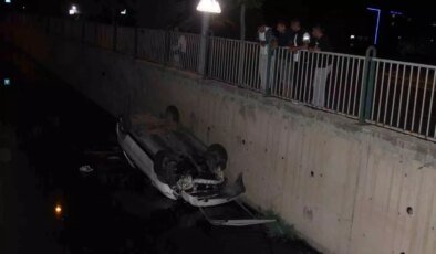 Kayseri’de Otomobil Su Kanalına Düştü: 1 Yaralı