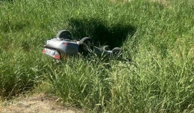 Kırıkkale’de Kontrolden Çıkan Otomobil Takla Attı: 5 Yaralı