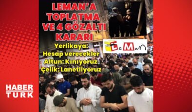 Leman dergisine “karikatür” soruşturması açıldı, 4 kişi hakkında gözaltı kararı verildi